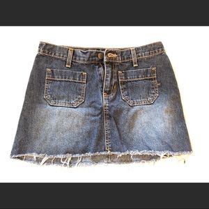 Abercrombie & Fitch Denim Mini Skirt Size 0 EUC